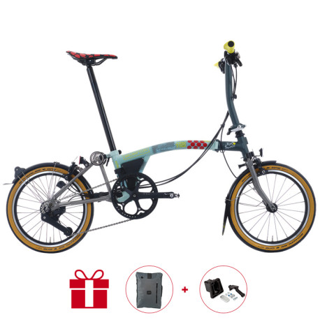Vélo pliant Brompton P Line Édition Tour de France 2025 - 12 vitesses